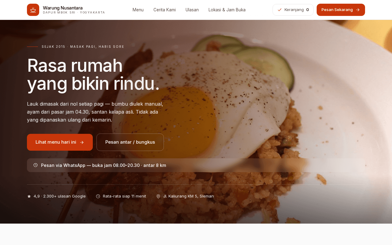 Kuliner Promo template preview